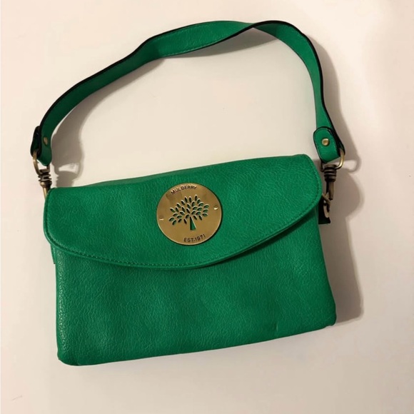 Mulberry Handbags - Mulberry Green Shoulder Bag